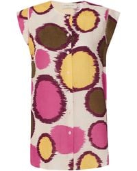 Exquise - Oversized Circle Print Shirt - Lyst