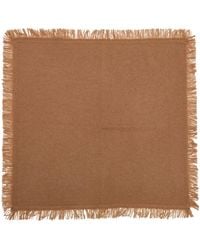 Mohair&Angora - Wool Foulard Caria Camel - Lyst