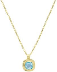 Auree - California Cushion Topaz Necklace - Lyst