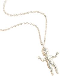 Posh Totty Designs - Sterling Lucky Baby Charm Necklace - Lyst