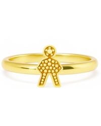 Unaloe - Adjustable Ring With Little - Lyst