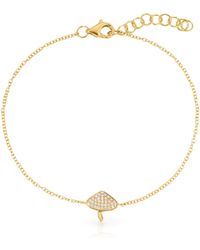 770 Fine Jewelry - Diamond Mushroom Bracelet - Lyst