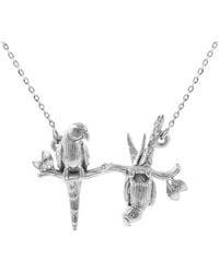 Lee Renee - Parakeet Necklace – Two Friends On A Branch – - Lyst