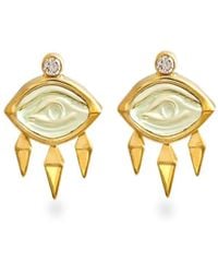 Myrto Katramadou Jewellery - Aegean Eye – Amethyst Earrings - Lyst
