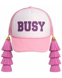 Julia Clancey - Busy Tasseltastic Tassel Trucker Cap - Lyst