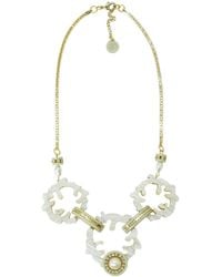 Gissa Bicalho - Handmade Necklace Hoop Coral Clay - Lyst