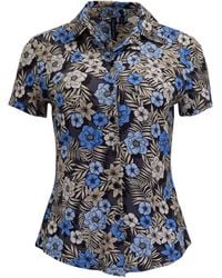lords of harlech - Shelley Tropical Mix Printed Shirt - Lyst
