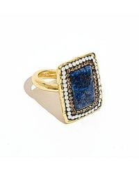 Ornare the Label - Aria Ring – Lapis Lazuli - Lyst