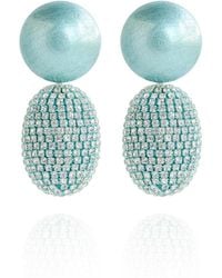 Saule Label - Selena Clip-On Earrings - Lyst
