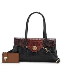 Mkf Collection - J'omor - Liviana Croc-Embossed Elongated Shoulder Bag - Lyst