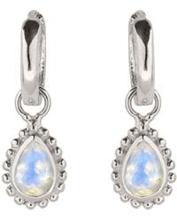 Charlotte's Web Jewellery - June Birthstone Sterling Huggie Hoops - Lyst