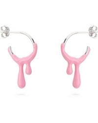Dolcetto Designs - Gelato Raspberry Hoop - Lyst