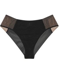 Verdant Intimates - Dot Mesh French Bikini - Lyst