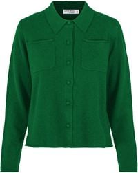 tirillm - Nadine Cardigan With Collar And Pockets - Lyst