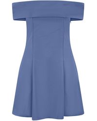Celestine & Mae - Solaris Bardot Mini Dress - Lyst