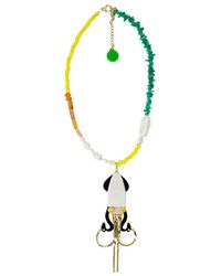 Gissa Bicalho - Handmade Necklace Beads And Pendant Octopus - Lyst