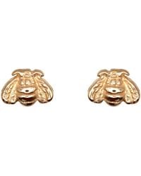 VicStoneNYC Fine Jewelry - Cute Happy Bee Fourteen Karat Earrings - Lyst