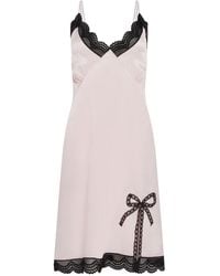 Lisa The Label - Angle Baby Bow Slip Dress - Lyst