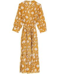 Inara - Golden Tulip Cotton Dress - Lyst