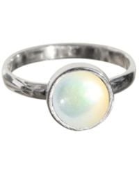 FV Jewellery - La Stèle Mother Of Pearl Circle Ring - Lyst