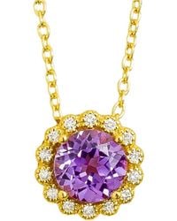 Juvetti - Solen Necklace Set With Sapphire & Diamond - Lyst