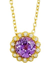 Juvetti - Solen Necklace Set With Sapphire & Diamond - Lyst