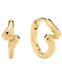 Vanhi - Ribbon Twist Huggies - Lyst