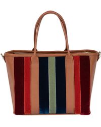 Velvet Atelier - Betty Terracotta Shoulder Bag - Lyst