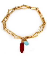 Persia Dona Jewelry - Marquis Ruby X Pendant Necklace - Lyst