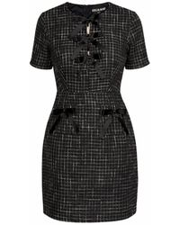 Girl In Mind - Kenza Bow Detail Mini Dress - Lyst
