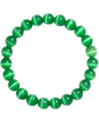 seree - Manifest Growth Cat's Eye Beaded Bracelet - Lyst