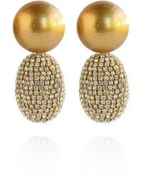 Saule Label - Selena Clip-On Earrings - Lyst
