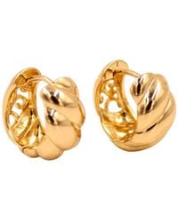 1610Istanbul - Seashell Hoop Earrings - Lyst