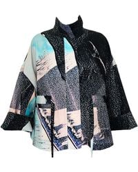 Maxjenny - Square Boxy Jacket Print Paint - Lyst