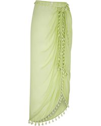 Aguaclara - Verde Beach Wrap Skirt - Lyst
