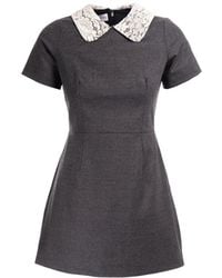 Sofia Tsereteli - Short Wool Dress - Lyst