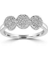Artisan - Natural Diamond Unique Design Band Ring - Lyst