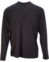 lords of harlech - Chase Long Sleeve Merino Crew In Black - Lyst