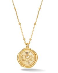 Dower & Hall - Thistle Talisman Necklace - Lyst