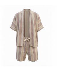 ORIGIN OF HEARTS - Arden Resort Cotton Kimono Co-Ord Set - Lyst