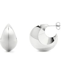 Dinny Hall - Iceni Warrior Puffy Hoops - Lyst