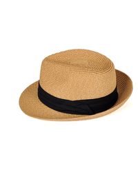 DAVID WEJ - Hugo Trilby Straw Hat - Lyst