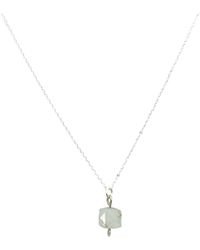 Bio-Trimmings - Brandt Dainty Extendable Necklace Frost Bio-Gem - Lyst