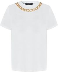 Exquise - Harmony T-Shirt Crew Neck Cotton Jersey T Shirt - Lyst