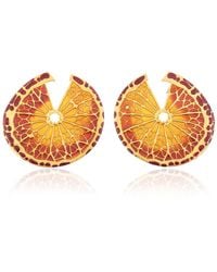 Milou Jewelry - Slice Earrings - Lyst