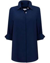 Perlavera - Sienna Three Quarter Sleeve Length Missy Fit Shirt - Lyst