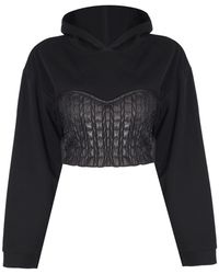 Mirimalist - Corset Hoodie - Lyst