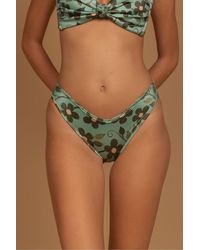 Montce - Aquamarine Lulu Zig-Zag Stitch Bikini Bottom - Lyst