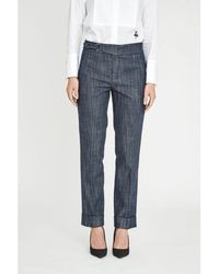 The Extreme Collection - Denim Tailored Straight-Leg Trousers Atelier - Lyst
