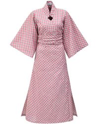 LA FEMME MIMI - The Malinova Kimono Dress - Lyst